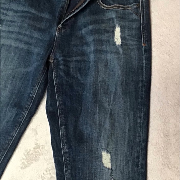 Zara Basic Z1975 Denim Skinny Lightly Distressed Raw Hem Fit Jeans EU38 US6 - Picture 4 of 16